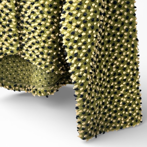 Boho Textural Wool Blend Conceptual Design Jacket - Picture 7 of 13